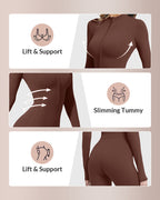 Willluxe® Fleece Slim-Fit Winter Training Jumpsuit
