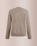 Willluxe® Solid Ribbed Cold Shoulder 2-In-1 Sweater