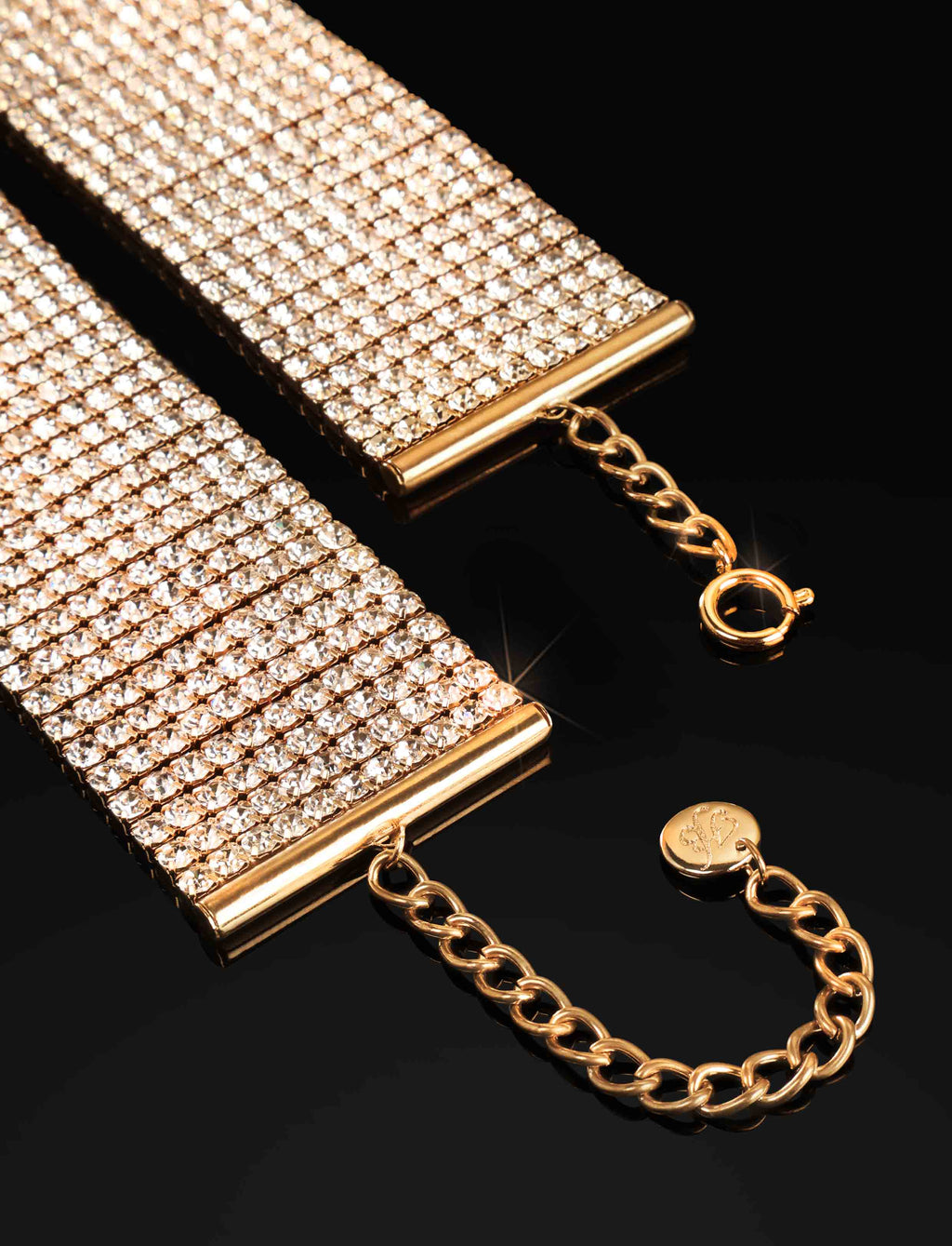 Gold Crystal Bracelet