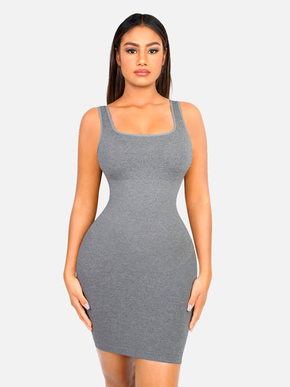 Willluxe Seamless Square Neck Shaping Dress