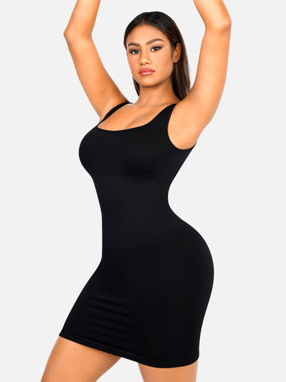 Willluxe Seamless Square Neck Shaping Dress