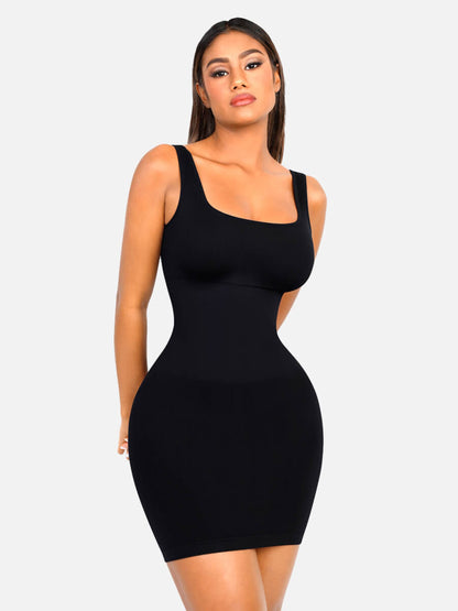 Willluxe Seamless Square Neck Shaping Dress