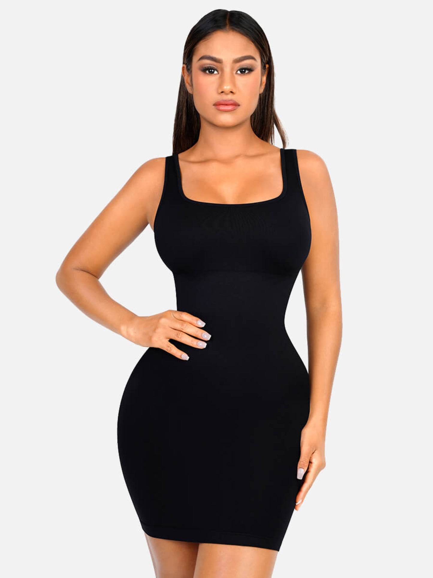 Willluxe Seamless Square Neck Shaping Dress