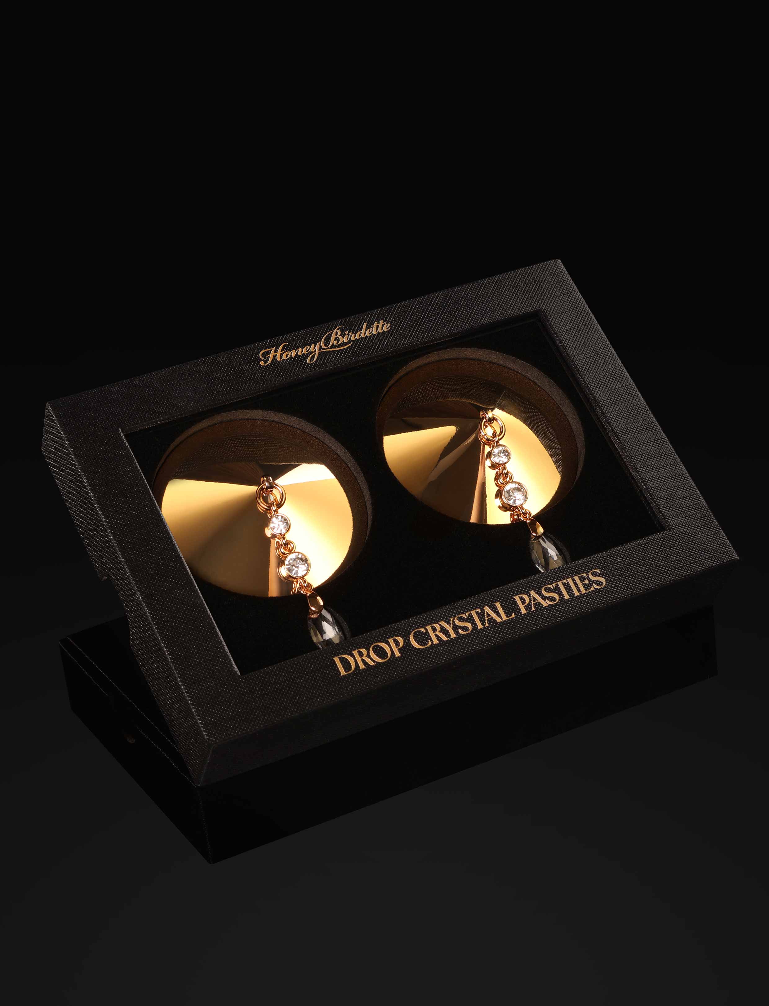 Gold Drop Crystal Pasties