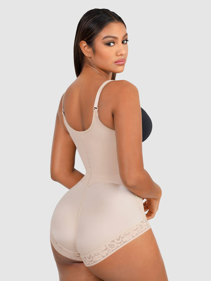 Willluxe Adjustable U-Plunge Front Zipper Shapewear