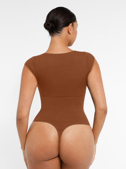 Willluxe Bodysuit Tummy Control Shapewear Body Shaper Jumpsuit Top Going Out Shirt