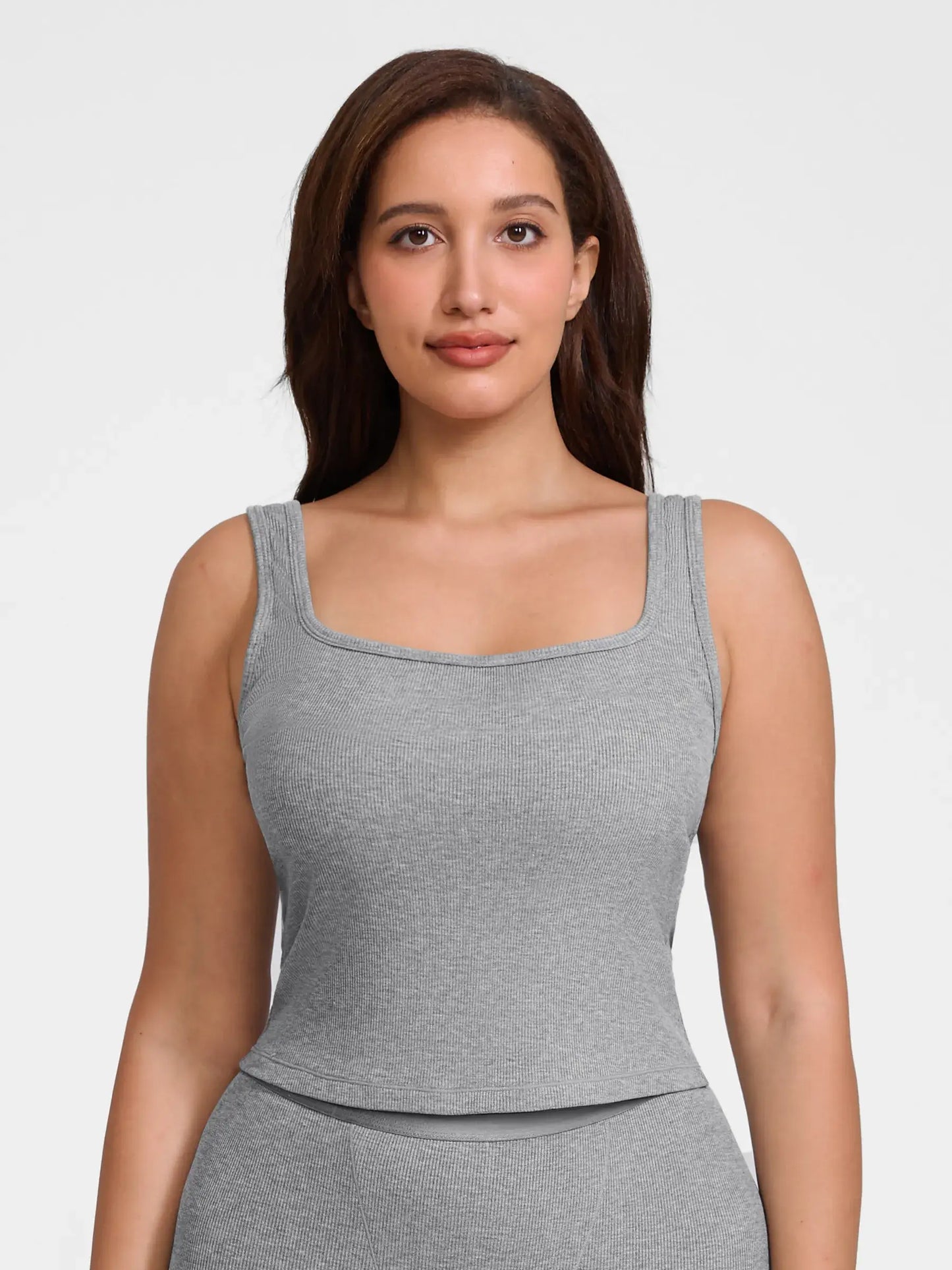Willluxe Breathable Ribbed Sleeveless Tank Top