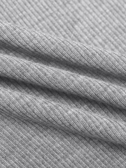 Willluxe Breathable Ribbed Sleeveless Tank Top