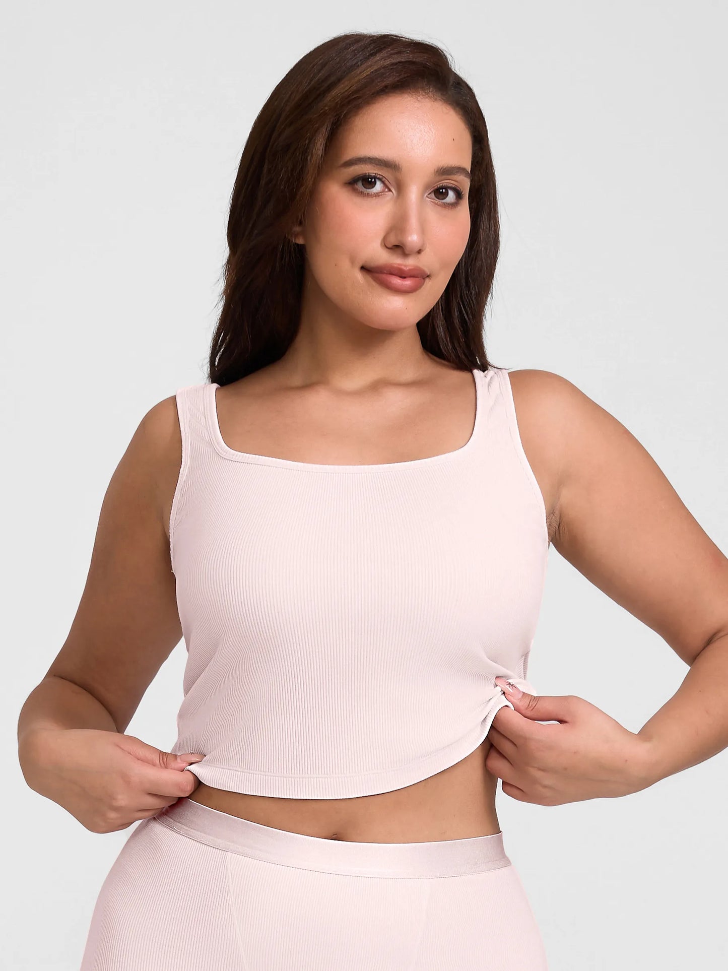 Willluxe Breathable Ribbed Sleeveless Tank Top