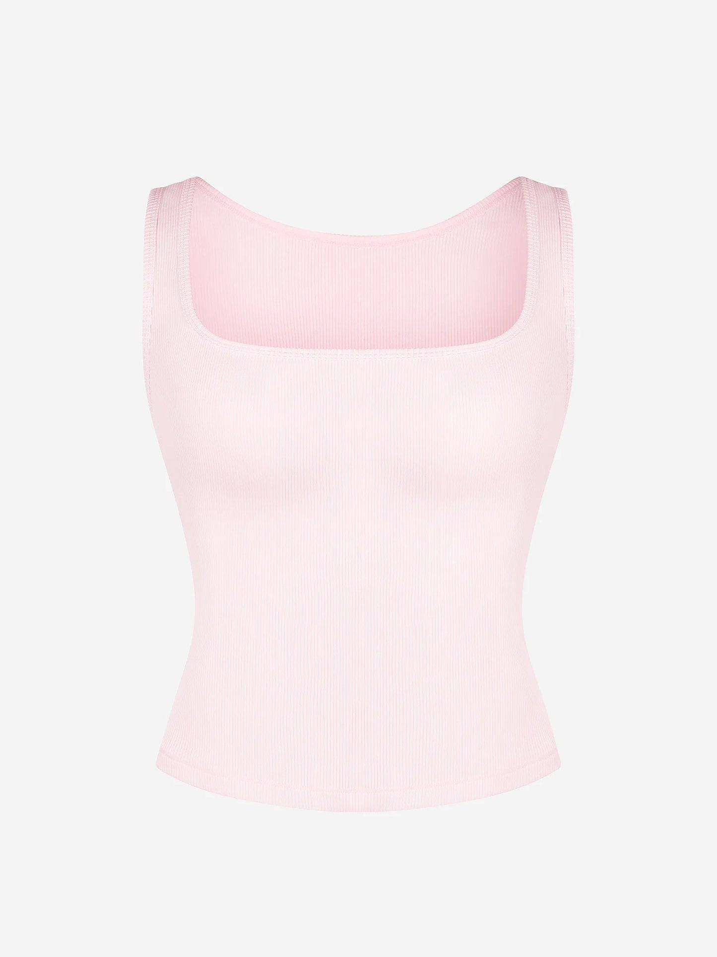 Willluxe Breathable Ribbed Sleeveless Tank Top