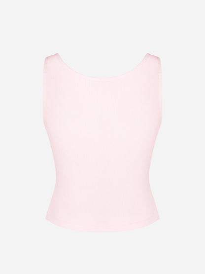 Willluxe Breathable Ribbed Sleeveless Tank Top