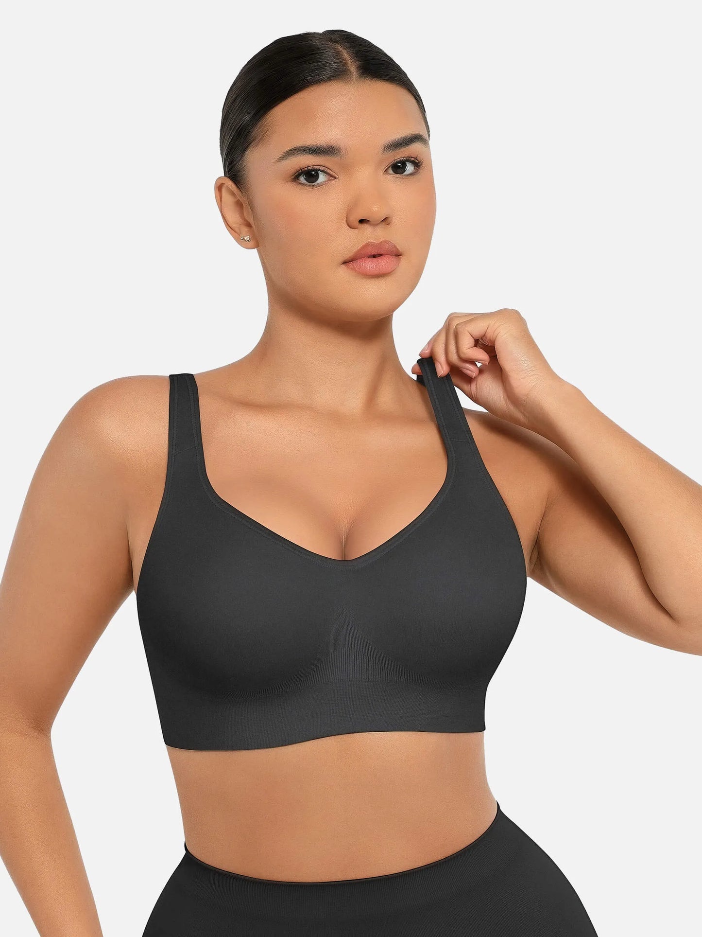 Willluxe Built-in Soft Cups Full Coverage Wireless Bra