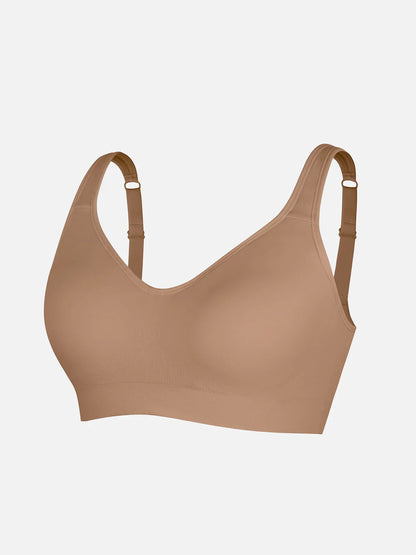 Willluxe Built-in Soft Cups Full Coverage Wireless Bra