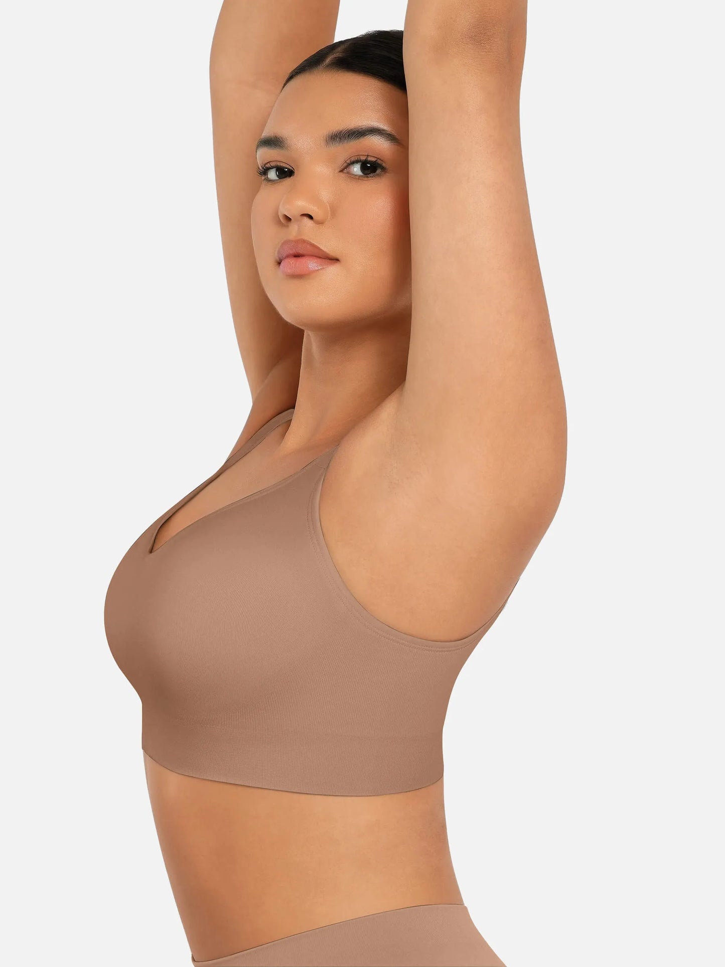 Willluxe Built-in Soft Cups Full Coverage Wireless Bra
