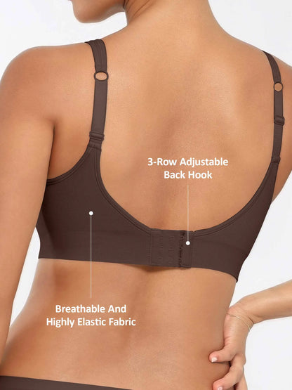 Willluxe Built-in Soft Cups Full Coverage Wireless Bra