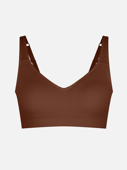 Willluxe Built-in Soft Cups Full Coverage Wireless Bra