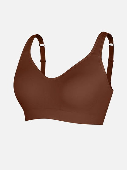 Willluxe Built-in Soft Cups Full Coverage Wireless Bra