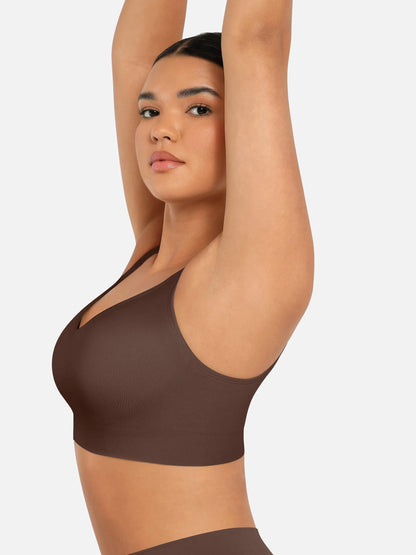 Willluxe Built-in Soft Cups Full Coverage Wireless Bra