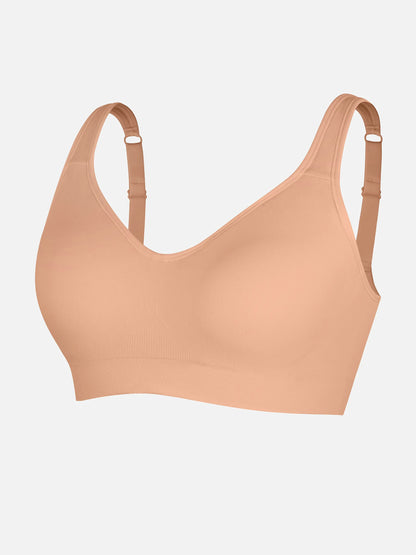 Willluxe Built-in Soft Cups Full Coverage Wireless Bra