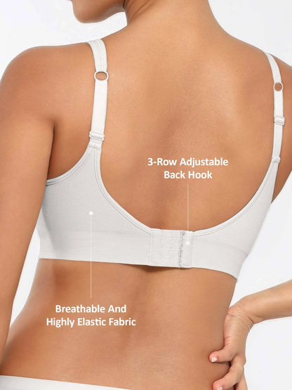 Willluxe Built-in Soft Cups Full Coverage Wireless Bra