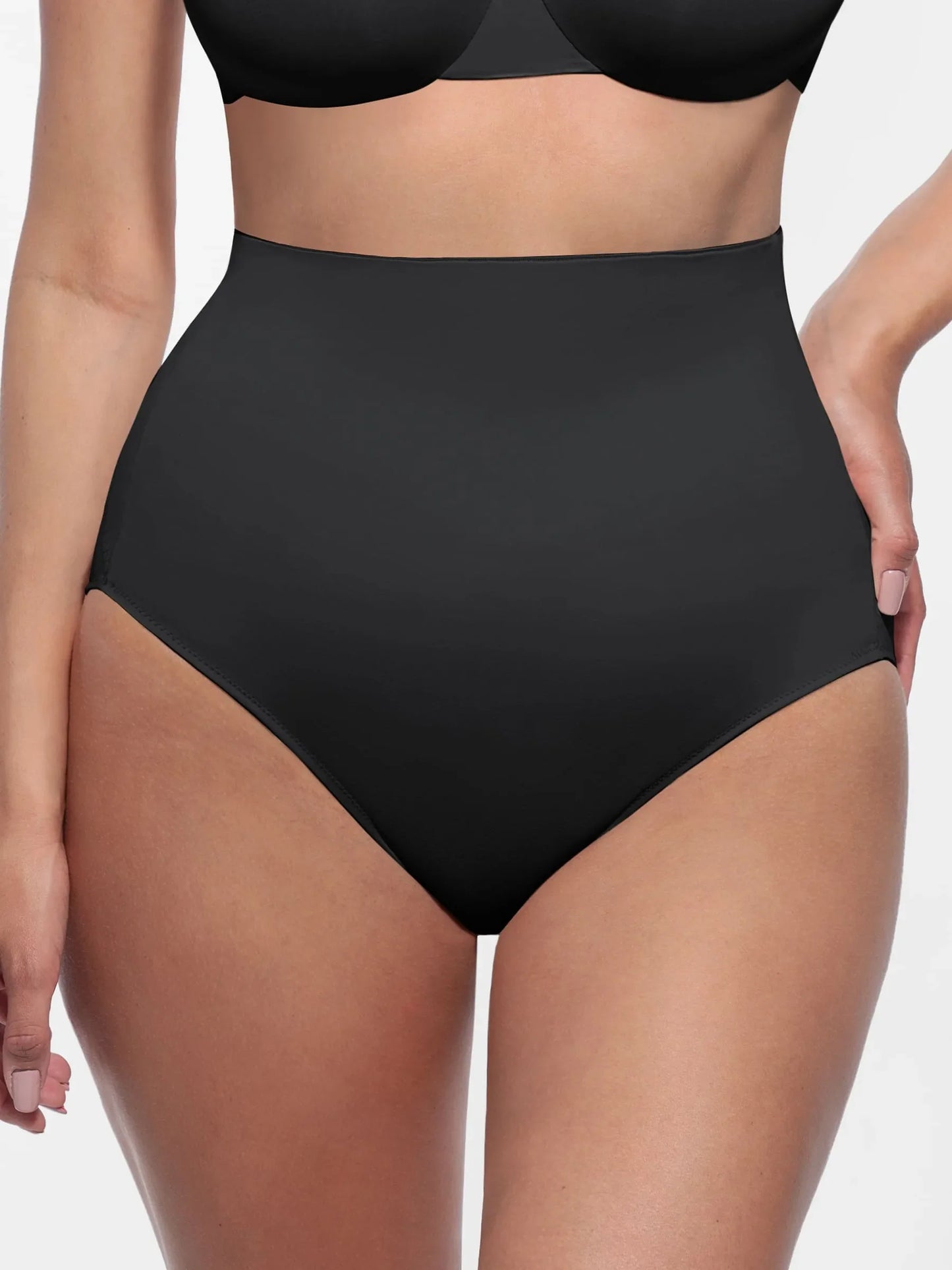Willluxe Built-in Elastic Mid-Waist Shaping Panties