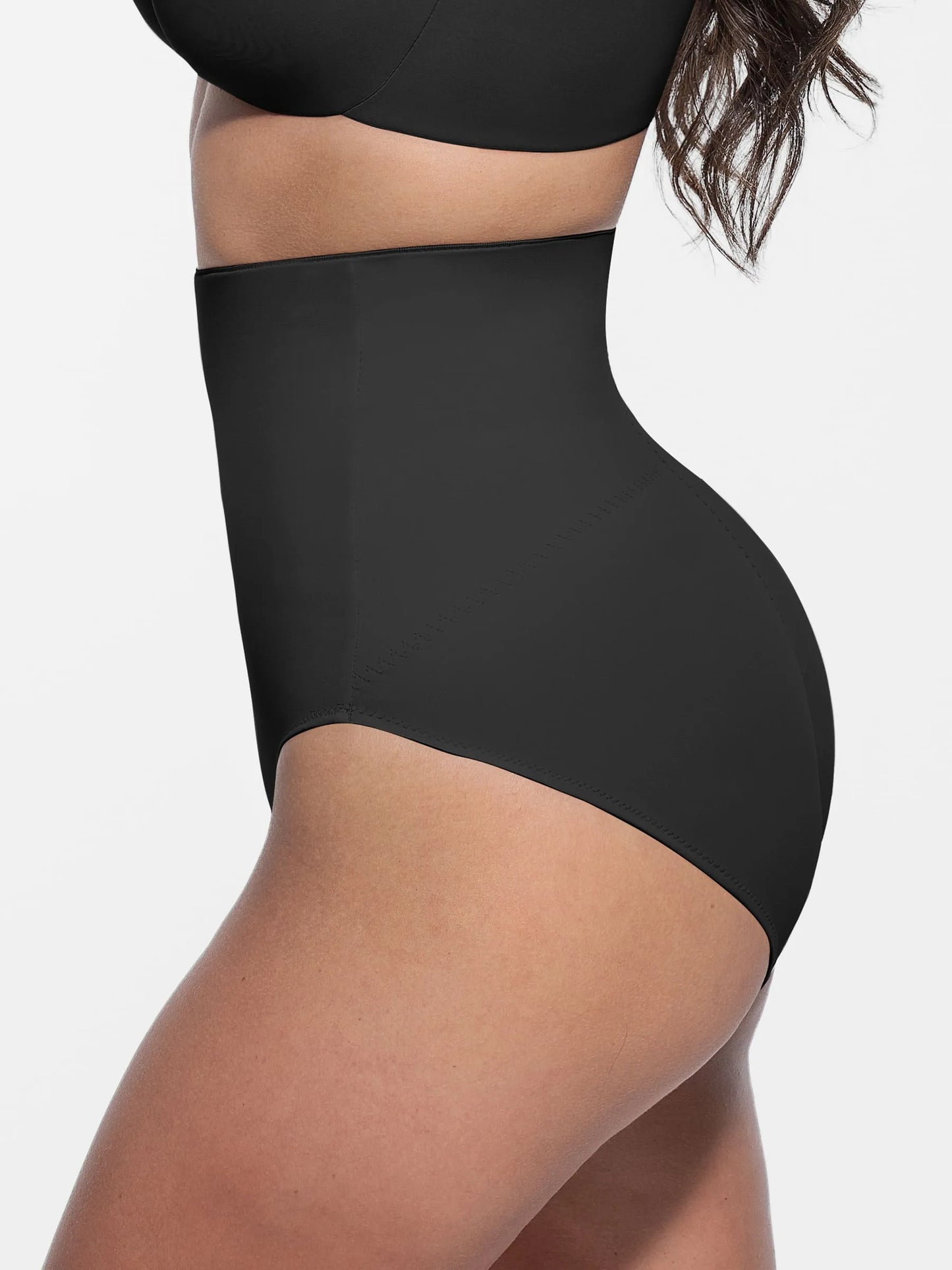 Willluxe Built-in Elastic Mid-Waist Shaping Panties