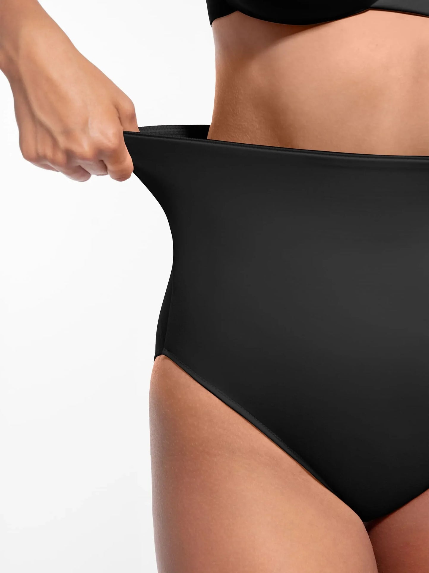 Willluxe Built-in Elastic Mid-Waist Shaping Panties