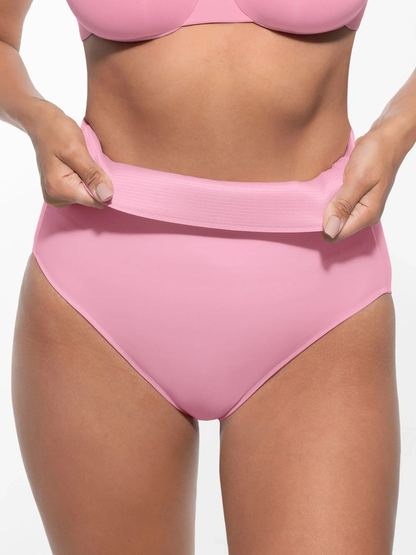 Willluxe Built-in Elastic Mid-Waist Shaping Panties