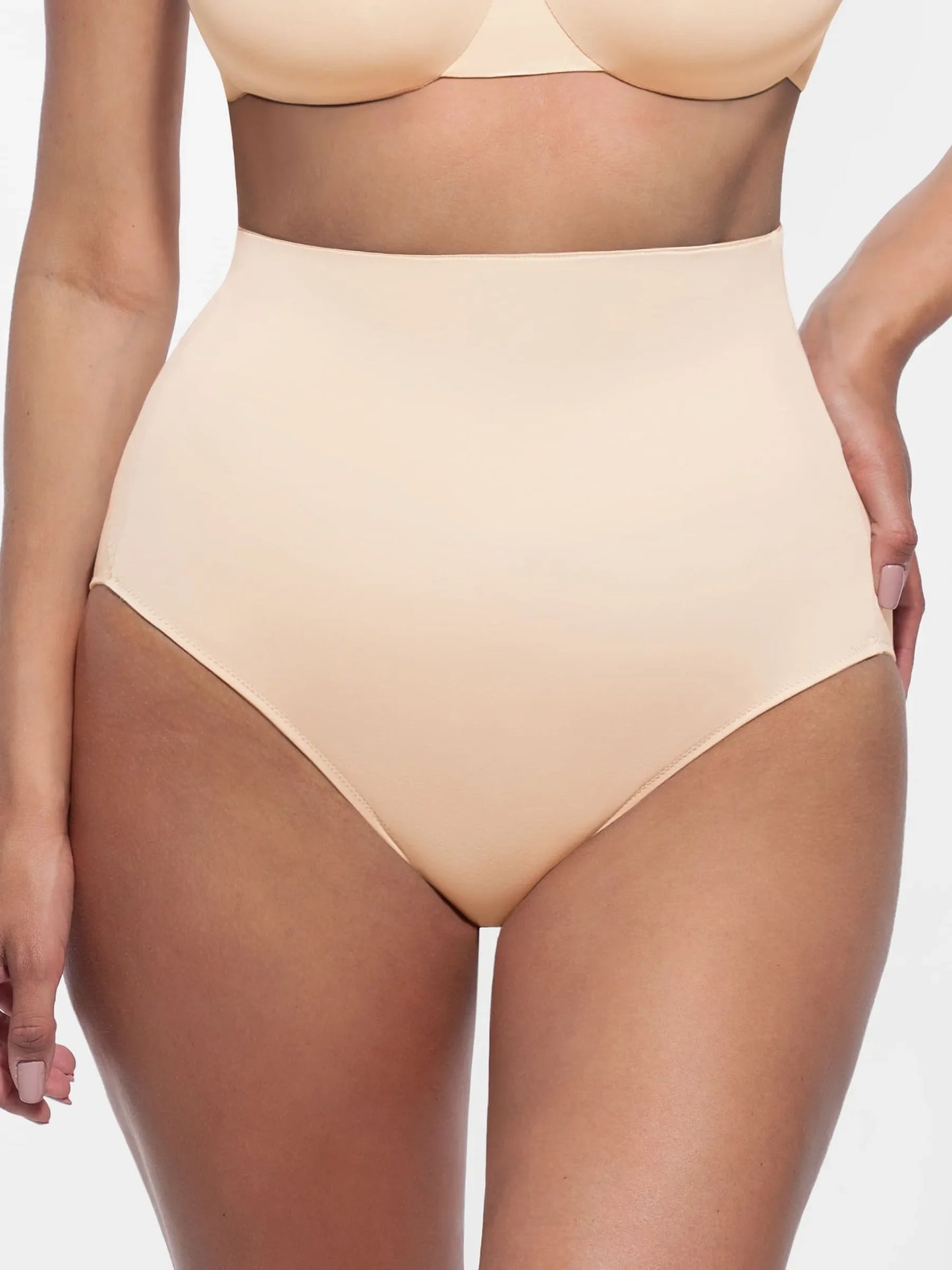 Willluxe Built-in Elastic Mid-Waist Shaping Panties