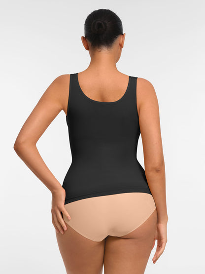 Willluxe Bust Support Waist and Abdomen Control Shape  Wide Straps Tank Top