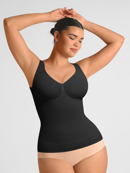 Willluxe Bust Support Waist and Abdomen Control Shape  Wide Straps Tank Top