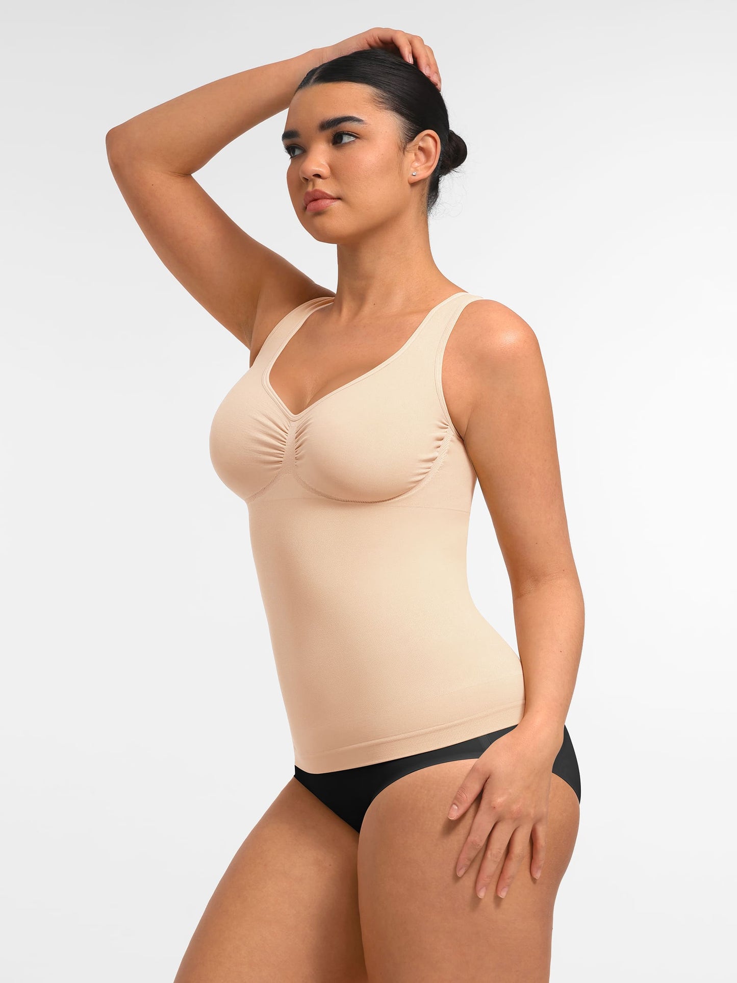 Willluxe Bust Support Waist and Abdomen Control Shape  Wide Straps Tank Top