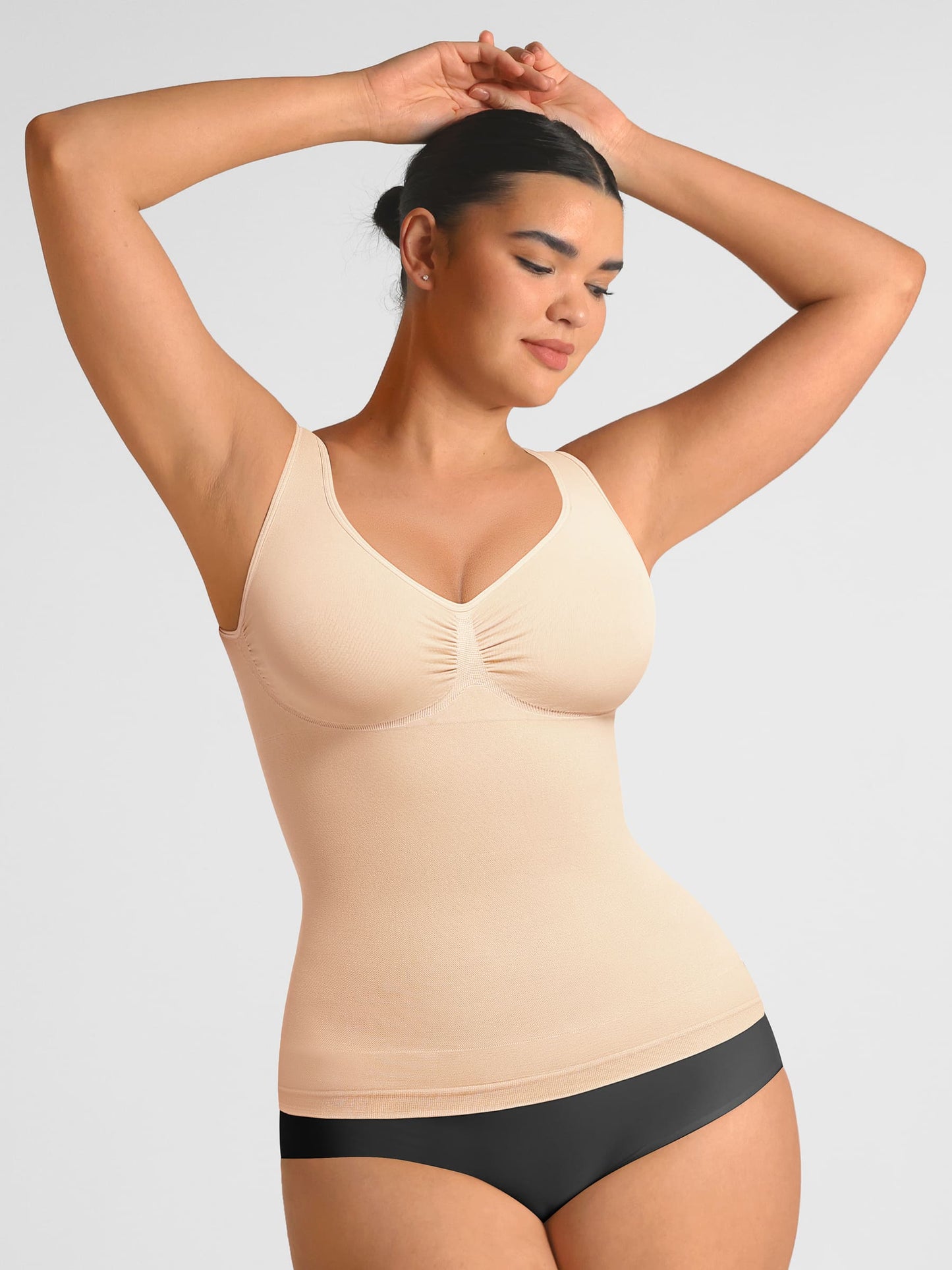 Willluxe Bust Support Waist and Abdomen Control Shape  Wide Straps Tank Top