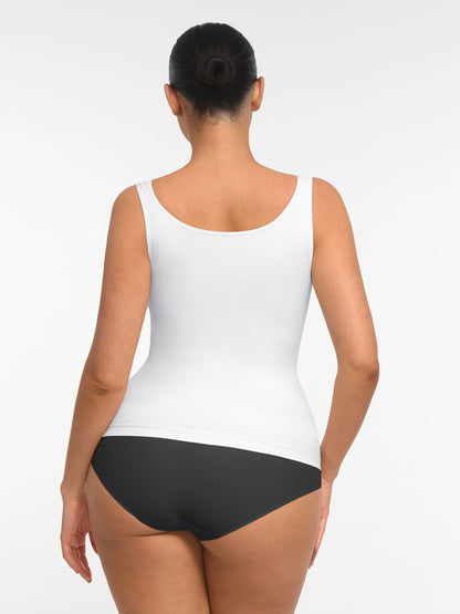 Willluxe Bust Support Waist and Abdomen Control Shape  Wide Straps Tank Top