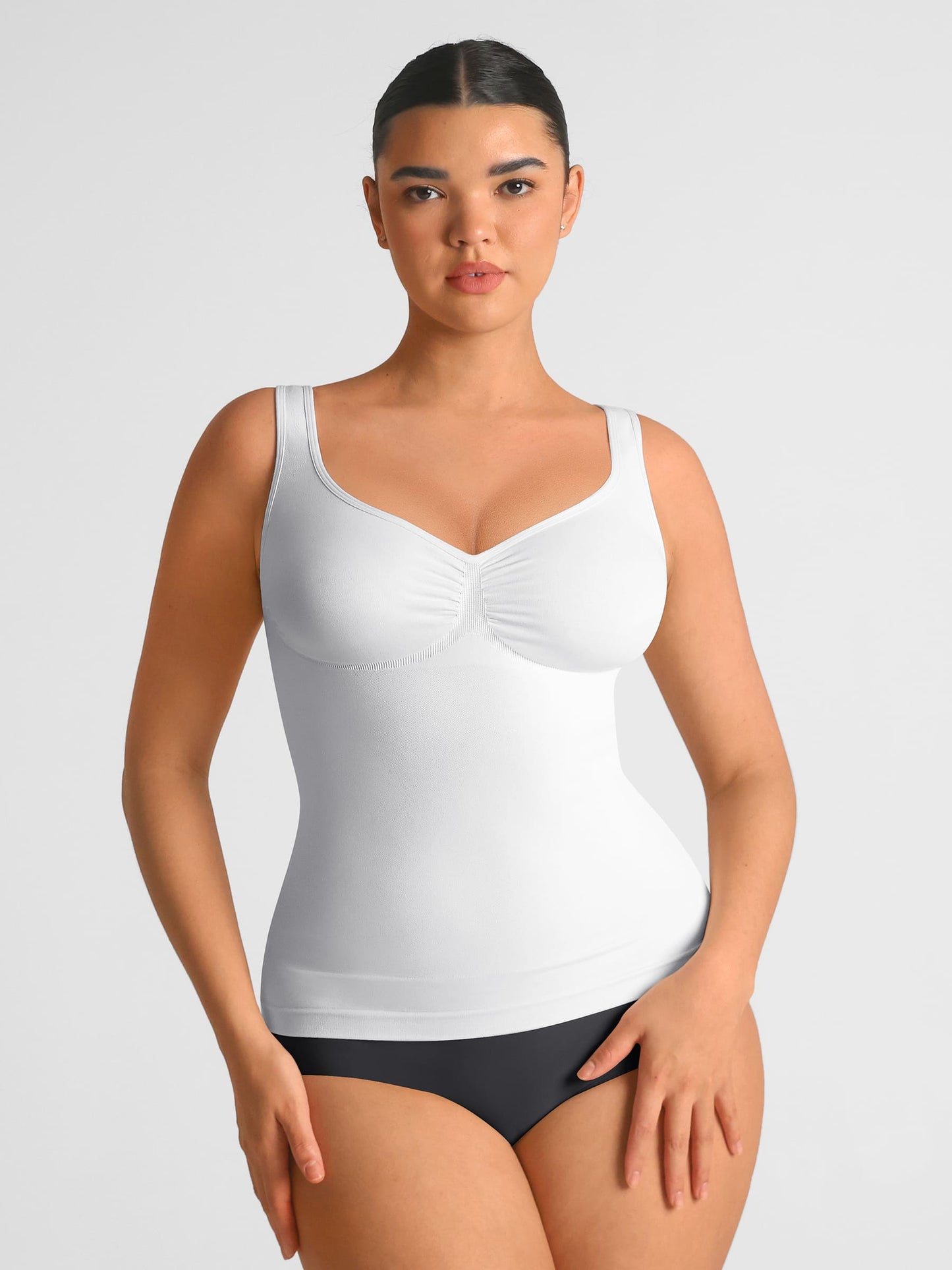 Willluxe Bust Support Waist and Abdomen Control Shape  Wide Straps Tank Top