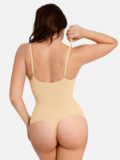 Willluxe Everyday Wear Seamless Thong Bodysuit