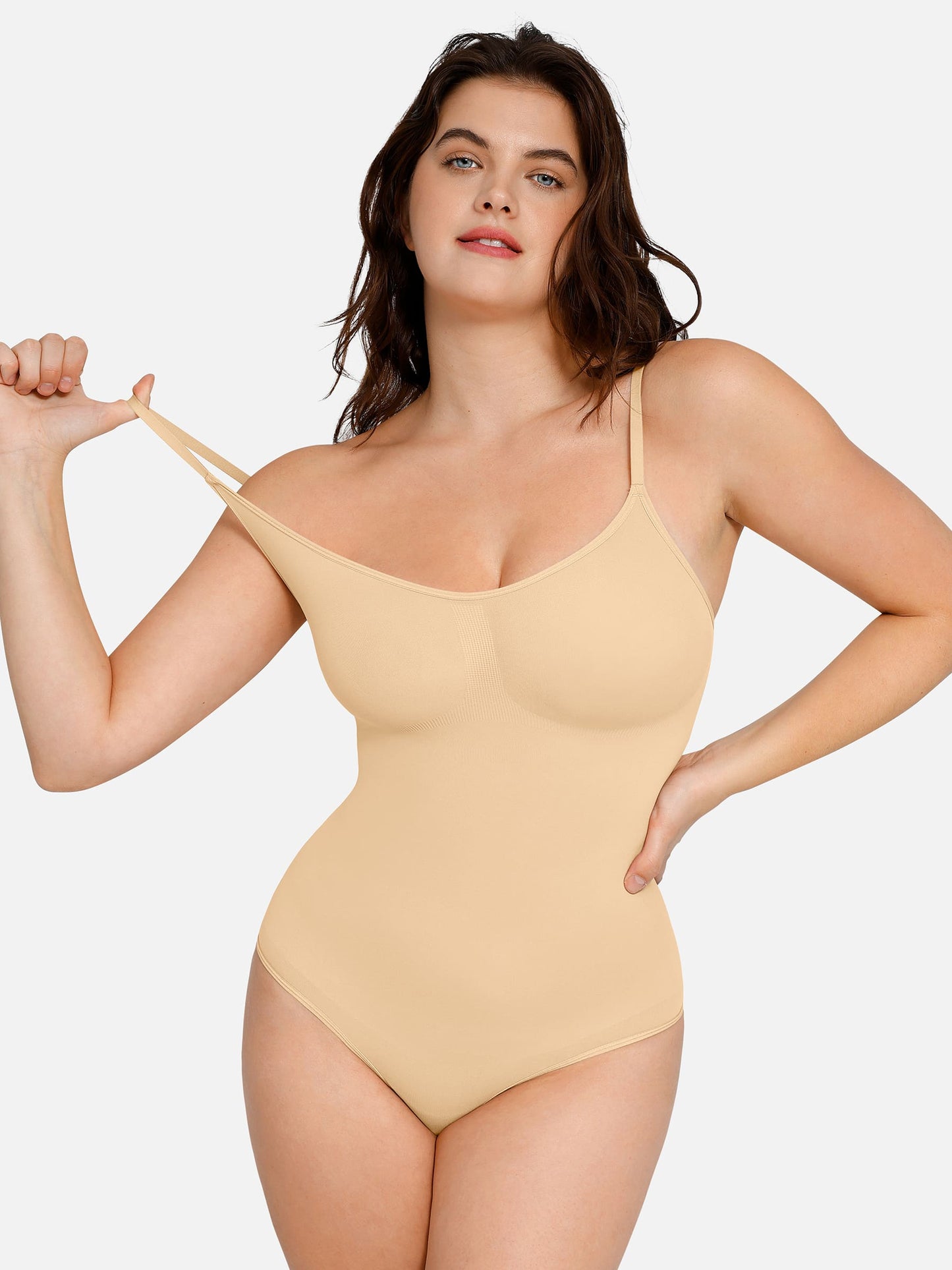 Willluxe Everyday Wear Seamless Thong Bodysuit