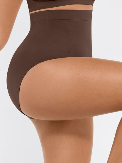 Willluxe High-Waisted Tummy Control Seamless Shapewear Briefs