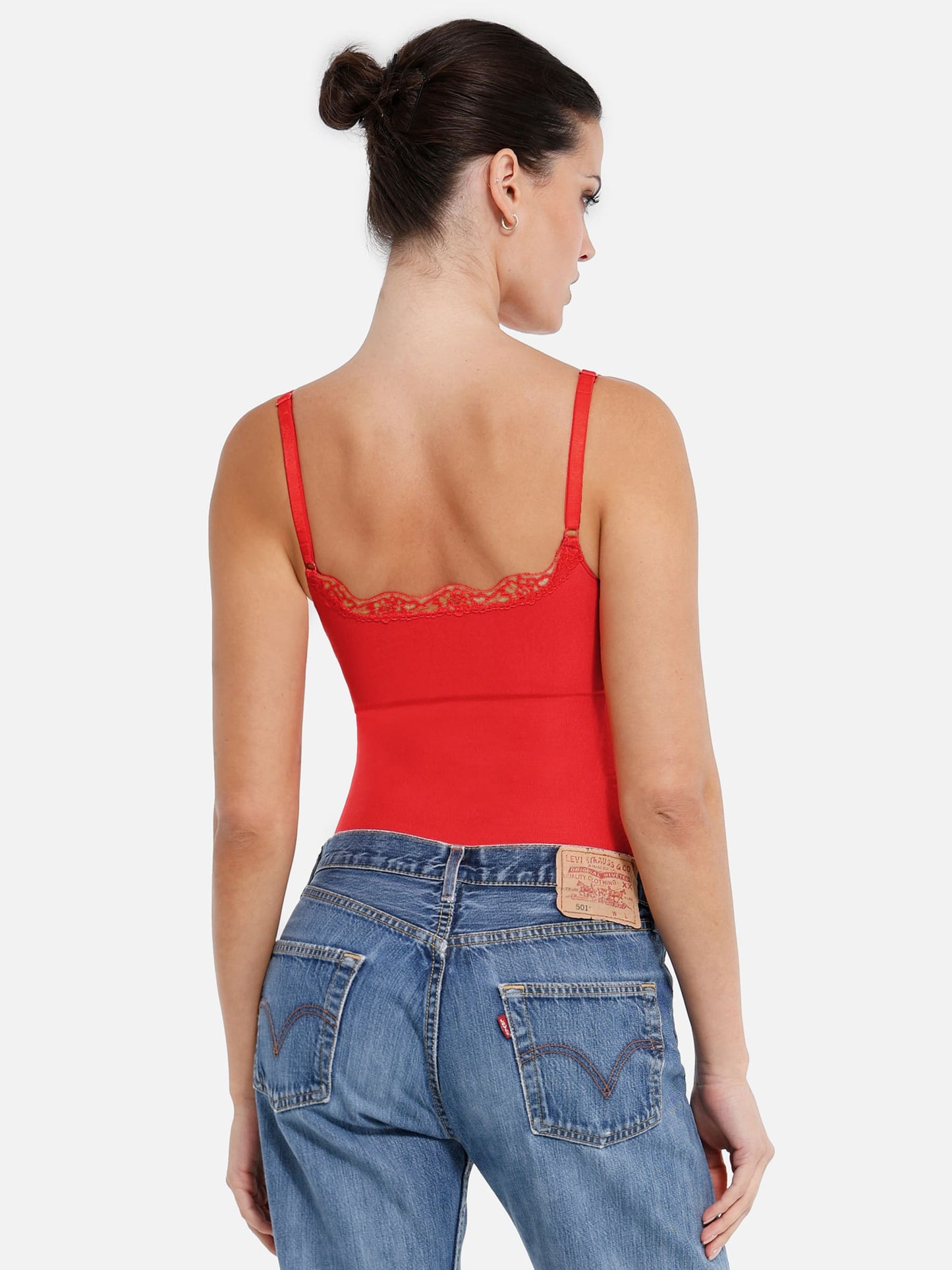 Willluxe Lace Tight-Fit Seamless Thong Shapewear Bodysuit