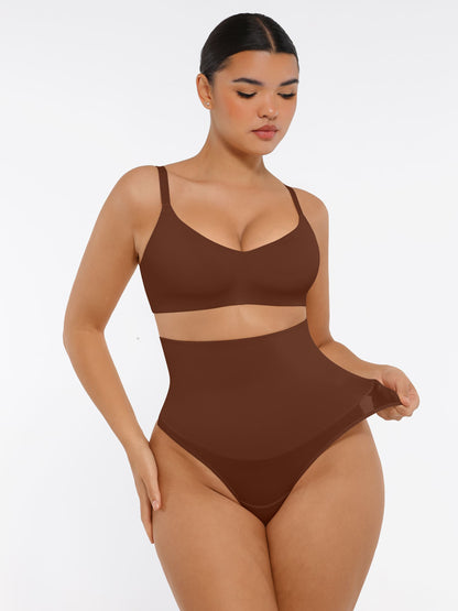 Willluxe Mid-Waisted Thong Tummy Control Shaper Panties [BOGO]