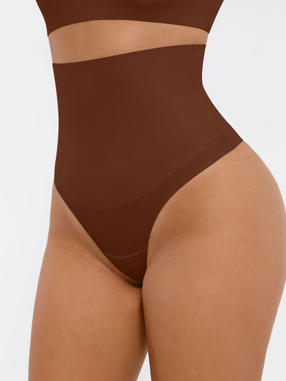 Willluxe Mid-Waisted Thong Tummy Control Shaper Panties [BOGO]