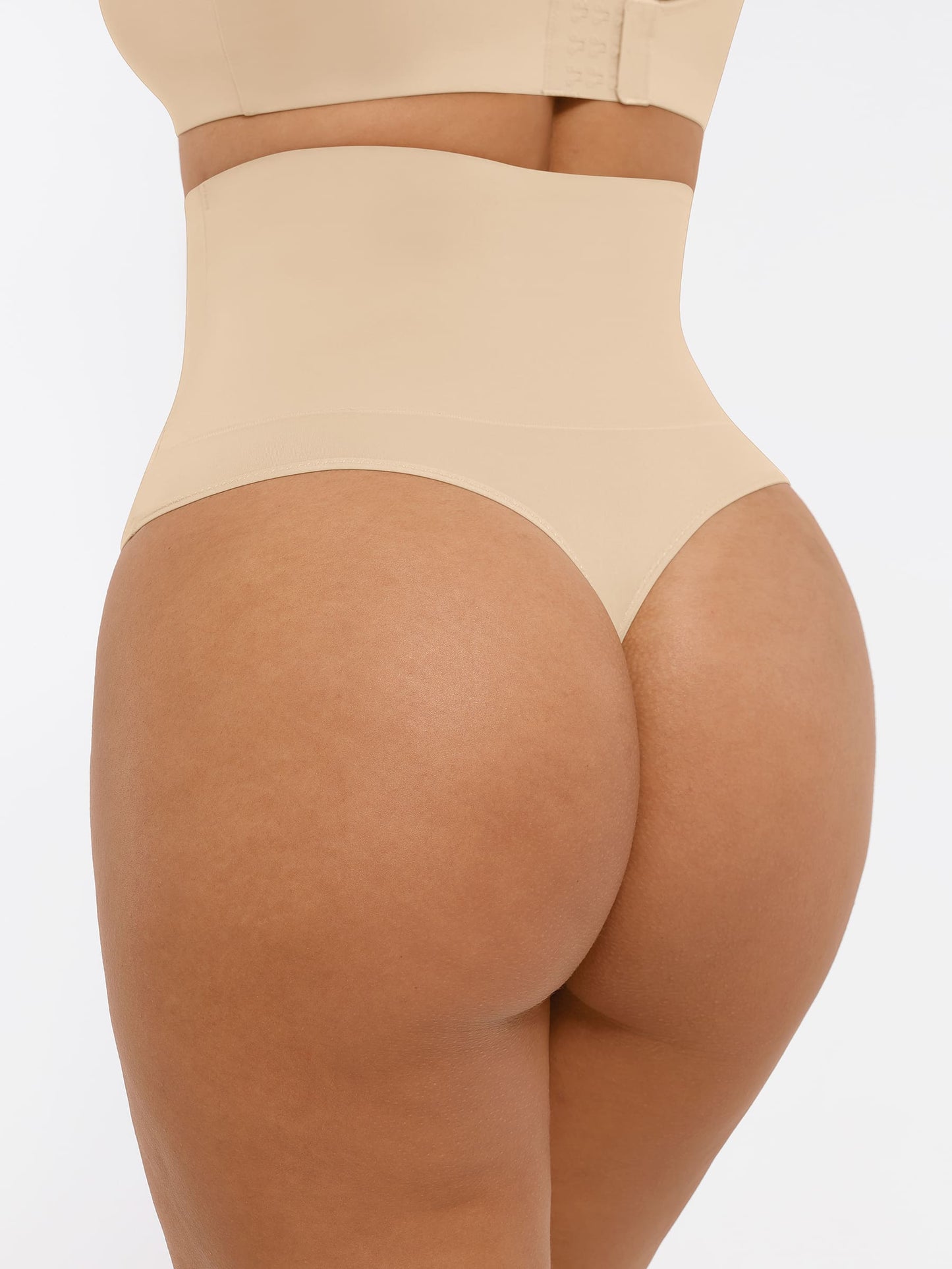 Willluxe Mid-Waisted Thong Tummy Control Shaper Panties