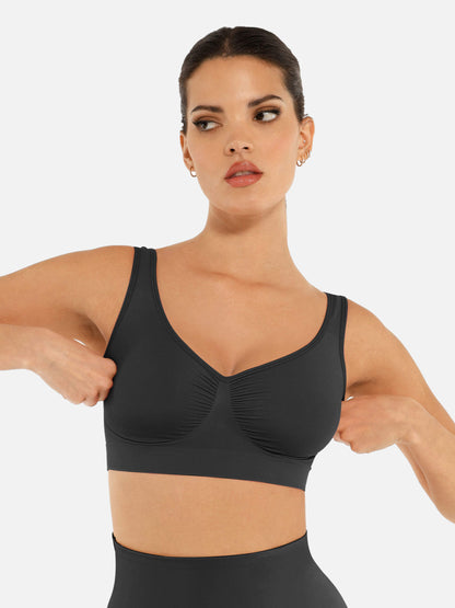 Willluxe No Underwire Wide Straps Everyday Bra