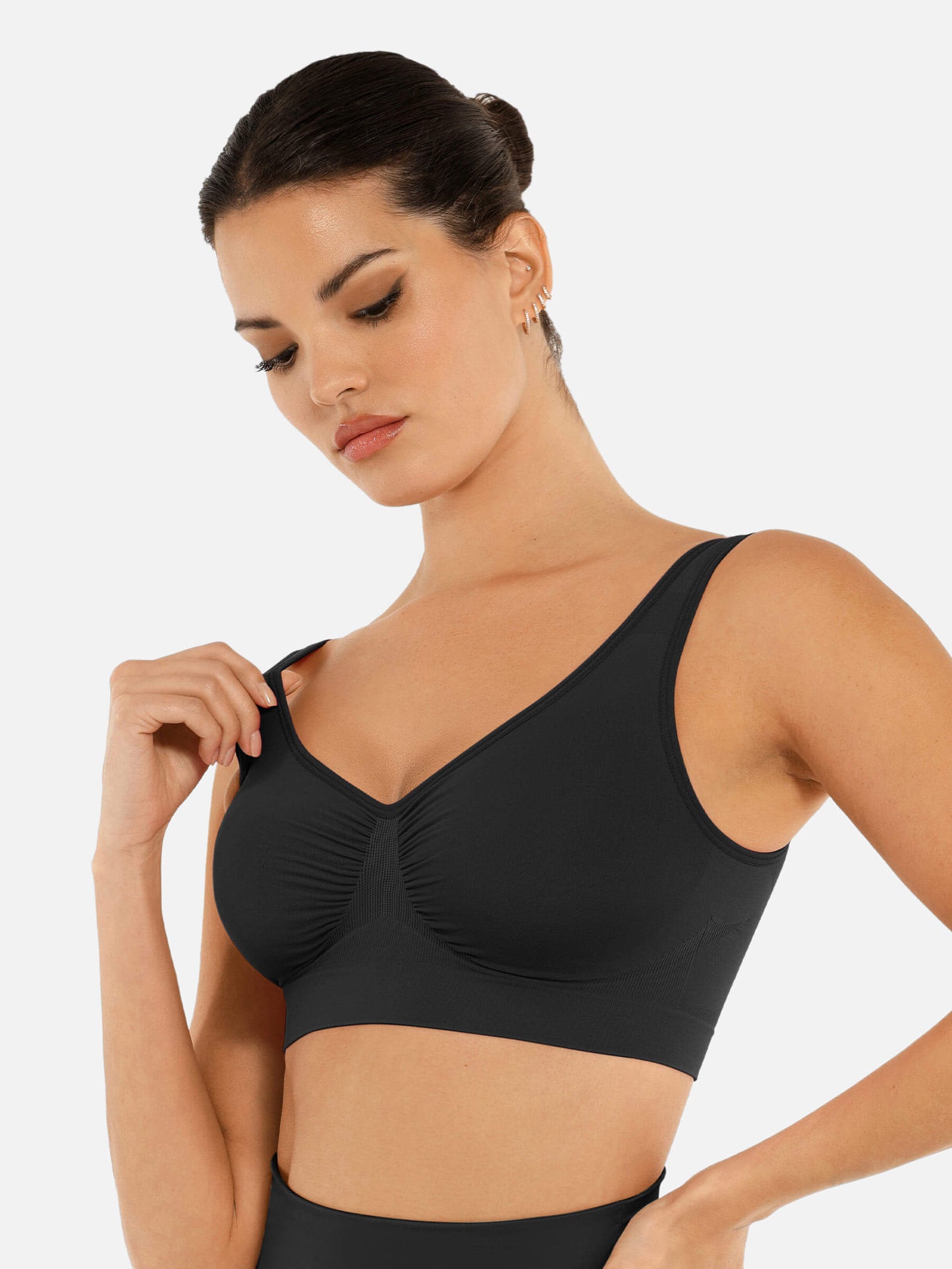 Willluxe No Underwire Wide Straps Everyday Bra