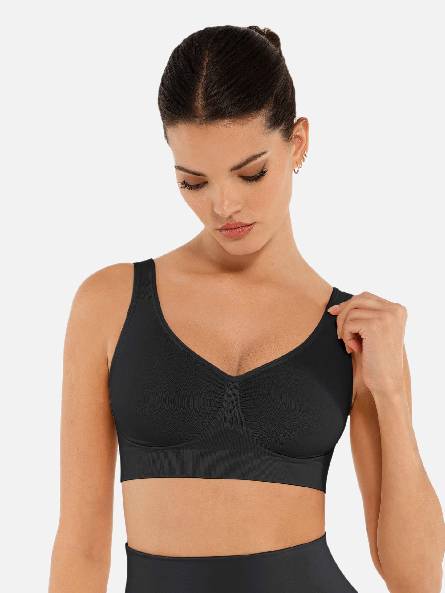 Willluxe No Underwire Wide Straps Everyday Bra