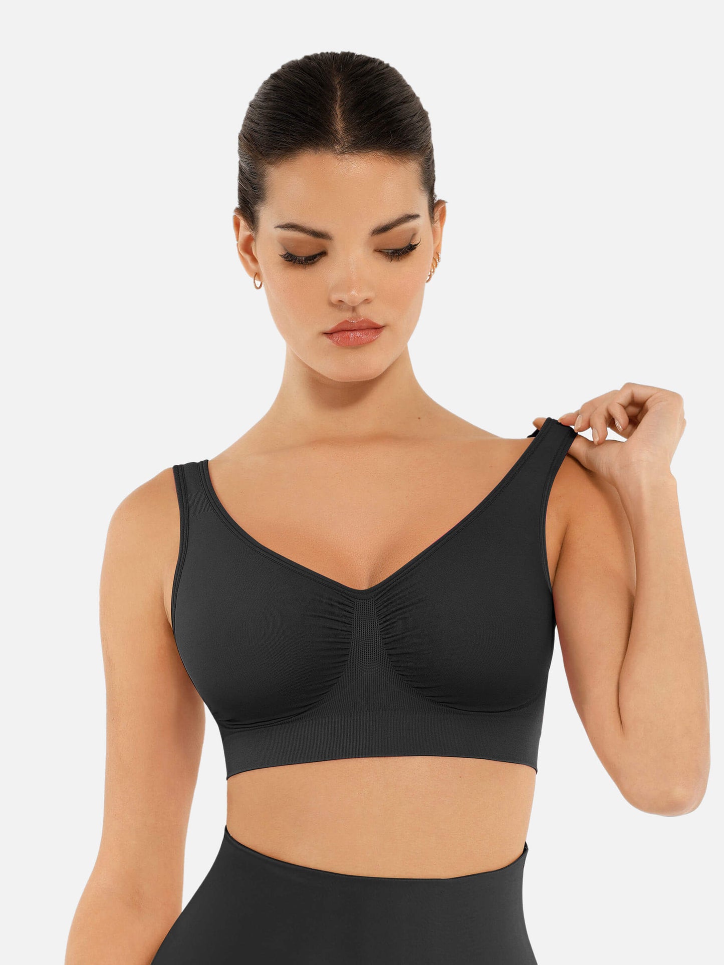 Willluxe No Underwire Wide Straps Everyday Bra