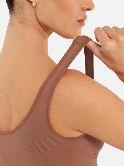 Willluxe No Underwire Wide Straps Everyday Bra