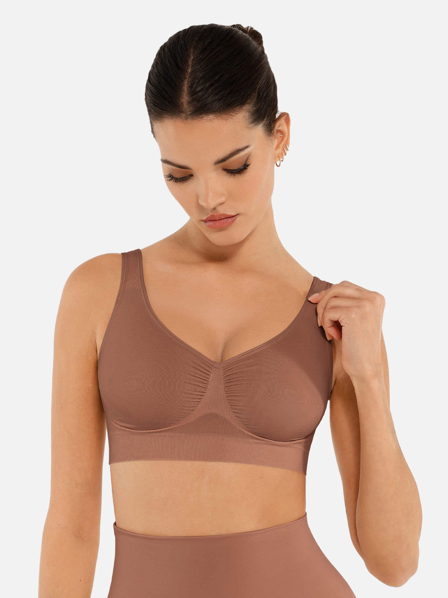 Willluxe No Underwire Wide Straps Everyday Bra