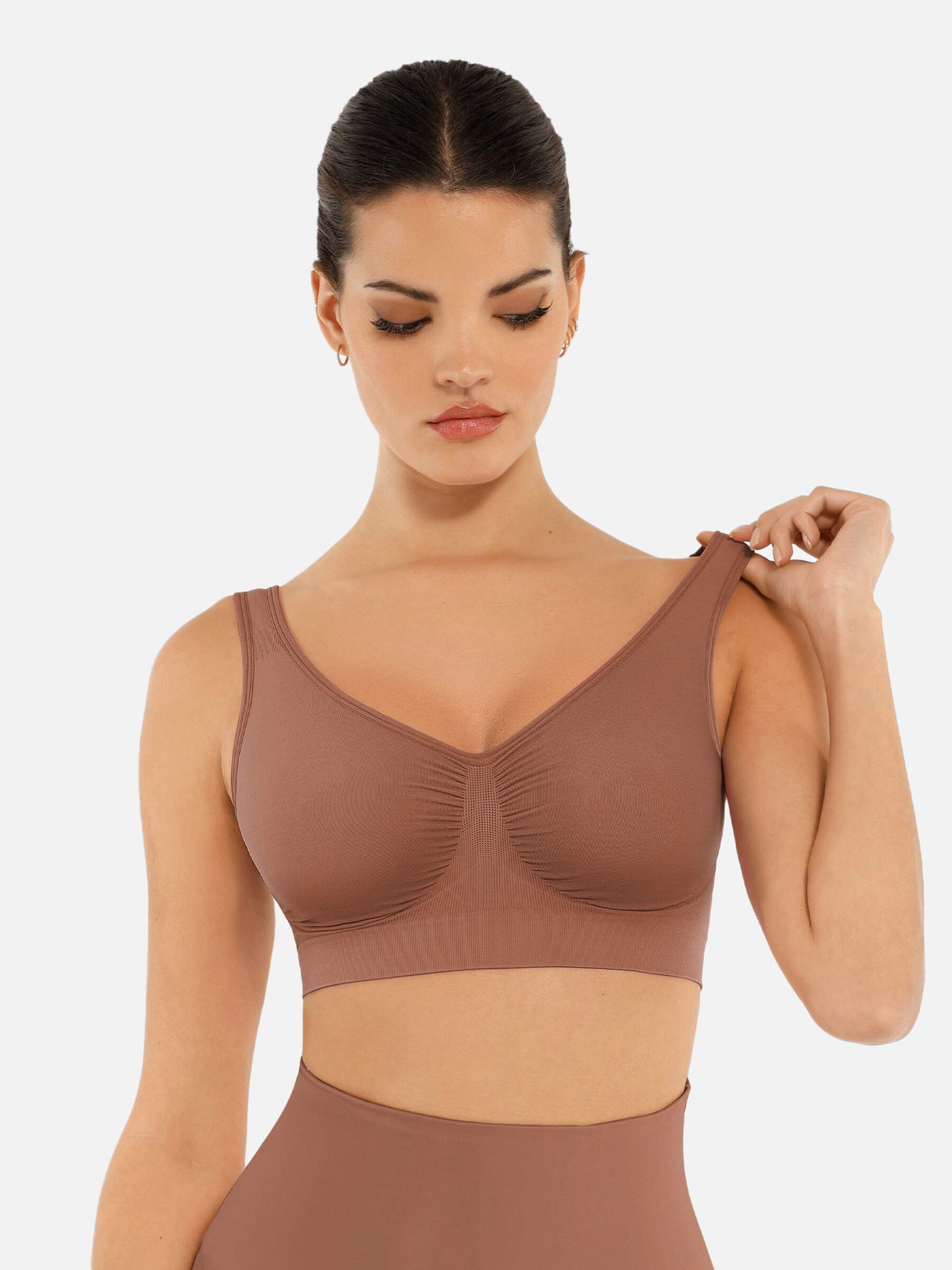 Willluxe No Underwire Wide Straps Everyday Bra