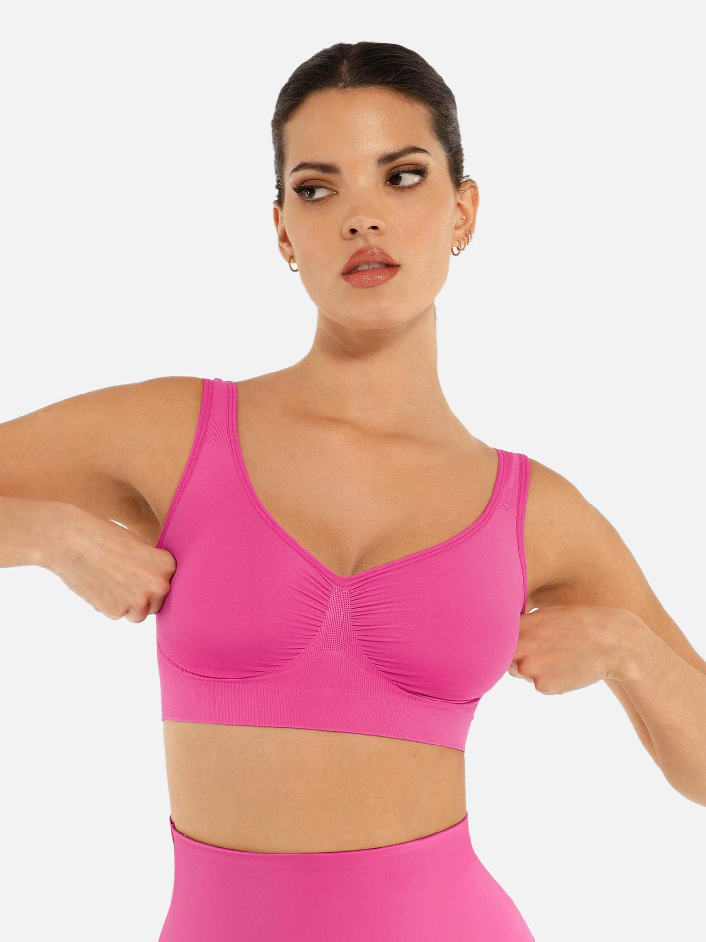 Willluxe No Underwire Wide Straps Everyday Bra